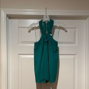 Trina Turk Vibrant Emerald Green Halter Top
